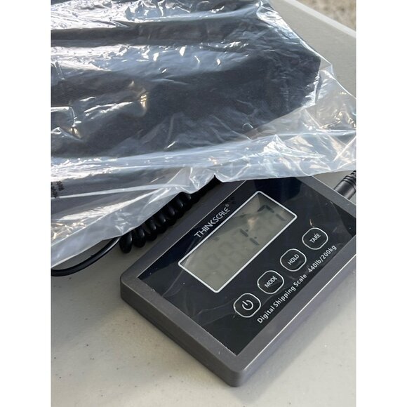 TWRHLL Christie Brinkley Wide Leg Cuffed Jean Size 12 Blue Denim Dark Wash NEW - Picture 7 of 7